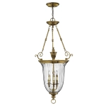 Duża lampa wisząca Cambridge – 3 źródła świtała HK-CAMBRIDGE-P-L Elstead Lighting