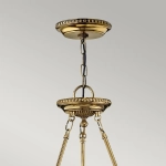 Duża lampa wisząca Cambridge – 3 źródła świtała HK-CAMBRIDGE-P-L Elstead Lighting