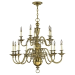 Żyrandol Cambridge – 15 źródeł światła HK-CAMBRIDGE15 Elstead Lighting