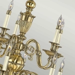 Żyrandol Cambridge – 15 źródeł światła HK-CAMBRIDGE15 Elstead Lighting