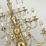 Żyrandol Cambridge – 25 źródeł światła HK-CAMBRIDGE25 Elstead Lighting