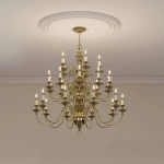 Żyrandol Cambridge – 25 źródeł światła HK-CAMBRIDGE25 Elstead Lighting