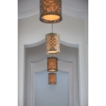 Mała lampa wisząca Carabel – 1 źródło światła HK-CARABEL-P-A Elstead Lighting