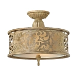 Mały półplafon Carabel – 2 źródła światła HK-CARABEL-SF-S Elstead Lighting