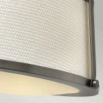 Półplafon Charlotte – 3 źródła światła – Antyczny nikiel HK-CHARLOTTE-SF-AN Elstead Lighting