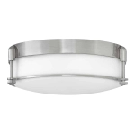 kinkiecik.pl Plafon Colbin – 3 źródła światła – Szczotkowany nikiel HK-COLBIN-F-M-BN Elstead Lighting