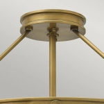 Duży półplafon Collier – 4 źródła światła HK-COLLIER-SF-M Elstead Lighting
