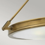 Duży półplafon Collier – 4 źródła światła HK-COLLIER-SF-M Elstead Lighting
