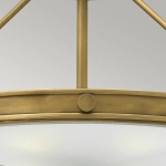 Duży półplafon Collier – 4 źródła światła HK-COLLIER-SF-M Elstead Lighting
