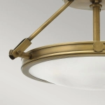 Półplafon Collier – 3 źródła światła HK-COLLIER-SF-S Elstead Lighting