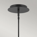 Mała lampa wisząca LED Dax – Czarna HK-DAX-MP-BK Elstead Lighting
