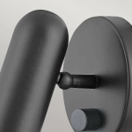Kinkiet LED Dax – Czarny HK-DAX1-BK Elstead Lighting