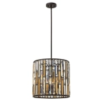 kinkiecik.pl Lampa wisząca Gemma – 3 źródła światła – Vintage brąz HK-GEMMA-P-B-VBZ Elstead Lightnig