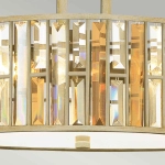 Lampa wisząca Gemma – 3 źródła światła – Płatki srebra HK-GEMMA-P-C-SL Elstead Lighting