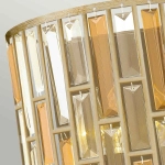 Kinkiet Gemma – 2 źródła światła – Płatki srebra HK-GEMMA2-A-SL Elstead Lighting