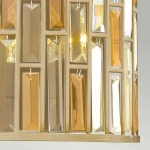 Kinkiet Gemma – 2 źródła światła – Płatki srebra HK-GEMMA2-A-SL Elstead Lighting