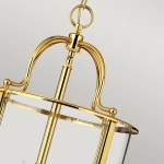 Duża lampa wisząca Gentry – 6 źródeł światła – Polerowany mosiądz HK-GENTRY-P-L-PB Elstead Lighting