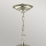 Duża lampa wisząca Gentry – 6 źródeł światła – Polerowany nikiel HK-GENTRY-P-L-PN Elstead Lighting