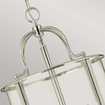 Duża lampa wisząca Gentry – 6 źródeł światła – Polerowany nikiel HK-GENTRY-P-L-PN Elstead Lighting