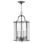 kinkiecik.pl Duża lampa wisząca Gentry – 6 źródeł światła – Pewter HK-GENTRY-P-L-PW Elstead Lighting