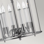 Duża lampa wisząca Gentry – 6 źródeł światła – Pewter HK-GENTRY-P-L-PW Elstead Lighting