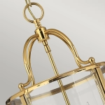 Lampa wisząca Gentry – 4 źródła światła – Polerowany mosiądz HK-GENTRY-P-M-PB Elstead Lighting