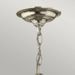 Lampa wisząca Gentry – 4 źródła światła – Polerowany nikiel HK-GENTRY-P-M-PN Elstead Lighting