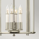 Lampa wisząca Gentry – 4 źródła światła – Polerowany nikiel HK-GENTRY-P-M-PN Elstead Lighting