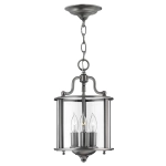 kinkiecik.pl Mała lampa wisząca Gentry – 3 źródła światła – Pewter HK-GENTRY-P-S-PW Elstead Lighting