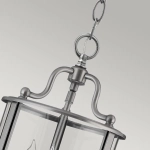 Mała lampa wisząca Gentry – 3 źródła światła – Pewter HK-GENTRY-P-S-PW Elstead Lighting