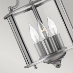 Mała lampa wisząca Gentry – 3 źródła światła – Pewter HK-GENTRY-P-S-PW Elstead Lighting