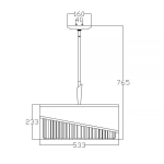 Lampa wisząca Gigi – 3 źródła światła HK-GIGI-3P Elstead Lighting