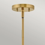 Lampa wisząca Graham – 4 źródła światła – Lakierowany mosiądz HK-GRAHAM-L-LCB Elstead Lighting