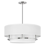 Lampa wisząca Graham – 4 źródła światła – Polerowany nikiel HK-GRAHAM-L-PN Elstead Lighting