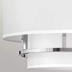 Lampa wisząca Graham – 3 źródła światła – Polerowany nikiel HK-GRAHAM-M-PN Elstead Lighting