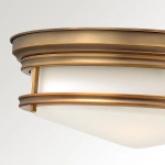 Plafon Hadley – 3 źródła światła – Szczotkowany brąz HK-HADLEY-F-BR Elstead Lighting