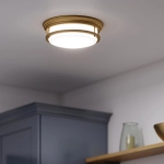 Plafon Hadley – 3 źródła światła – Szczotkowany brąz HK-HADLEY-F-BR Elstead Lighting