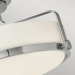 Półplafon Harper – 3 źródła światła – Polerowany chrom HK-HARPER-SFM-CM Elstead Lighting
