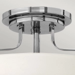 Mały półplafon Harper – 3 źródła światła – Polerowany chrom HK-HARPER-SFS-CM Elstead Lighting