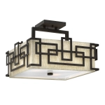 Półplafon Lanza – 3 źródła światła – Olejowany brąz HK-LANZA-SF Elstead Lighting