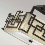 Półplafon Lanza – 3 źródła światła – Olejowany brąz HK-LANZA-SF Elstead Lighting