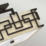 Półplafon Lanza – 3 źródła światła – Olejowany brąz HK-LANZA-SF Elstead Lighting