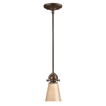 Mała lampa wisząca Mayflower – 1 źródło światła HK-MAYFLOWER-P-A Elstead Lighting