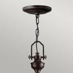 Lampa wisząca Mayflower – 3 źródła światła HK-MAYFLOWER-P-C Elstead Lighting