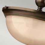 Półplafon Mayflower – 3 źródła światła HK-MAYFLOWER-SF Elstead Lighting
