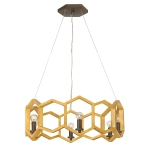 kinkiecik.pl Lampa wisząca Moxie – 6 źródeł światła HK-MOXIE6-P-SSG Elstead Lighting