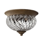 Mały plafon Plantation – 2 źródła światła – Perłowy brąz HK-PLANT-F-S-PZ Elstead Lighting