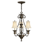 Żyrandol Plantation – 3 źródła światła – Perłowy brąz HK-PLANT3-PZ Elstead Lighting