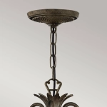 Żyrandol Plantation – 3 źródła światła – Perłowy brąz HK-PLANT3-PZ Elstead Lighting