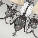 Żyrandol Plantation – 7 źródeł światła – Polerowany antyczny nikiel HK-PLANT7-PL Elstead Lighting